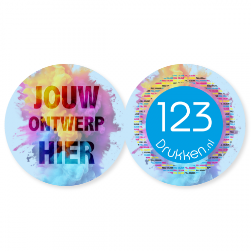 Ronde flyer tweeluik