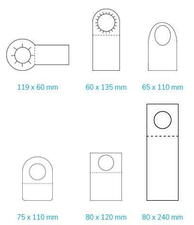 Flessenhalslabel 80x240mm