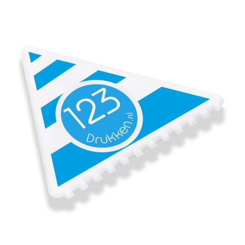 IJskrabber driehoek met logo