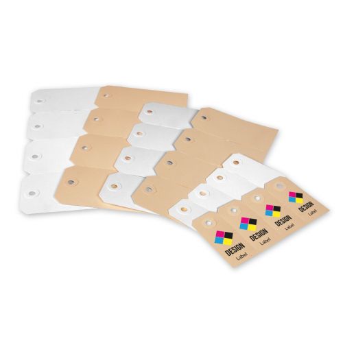 Kartonnen labels full colour bedrukken