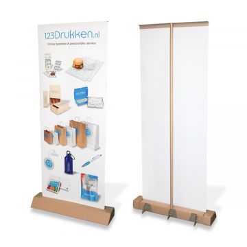 Kartonnen Roll-up banner