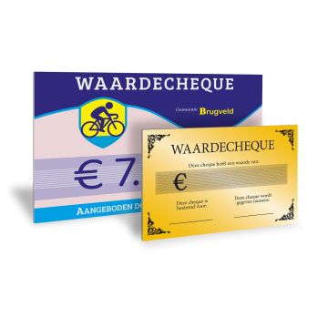 Waardecheque XL