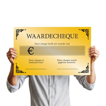 Waardecheque XL